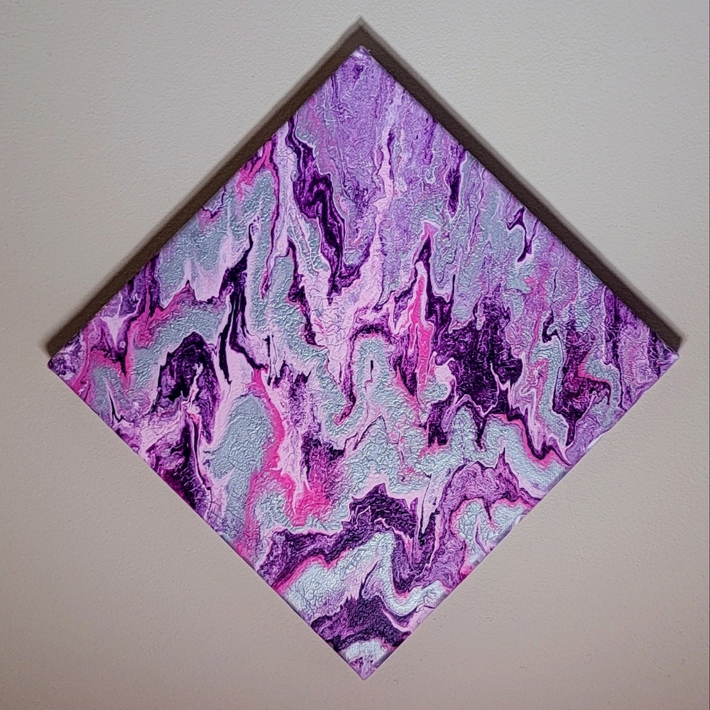 Acrylic Pour Painting / Abstract Fluid Art